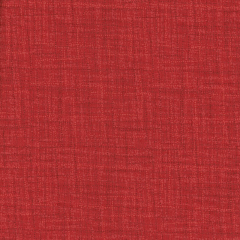 A textured fabric with a solid bright red color.