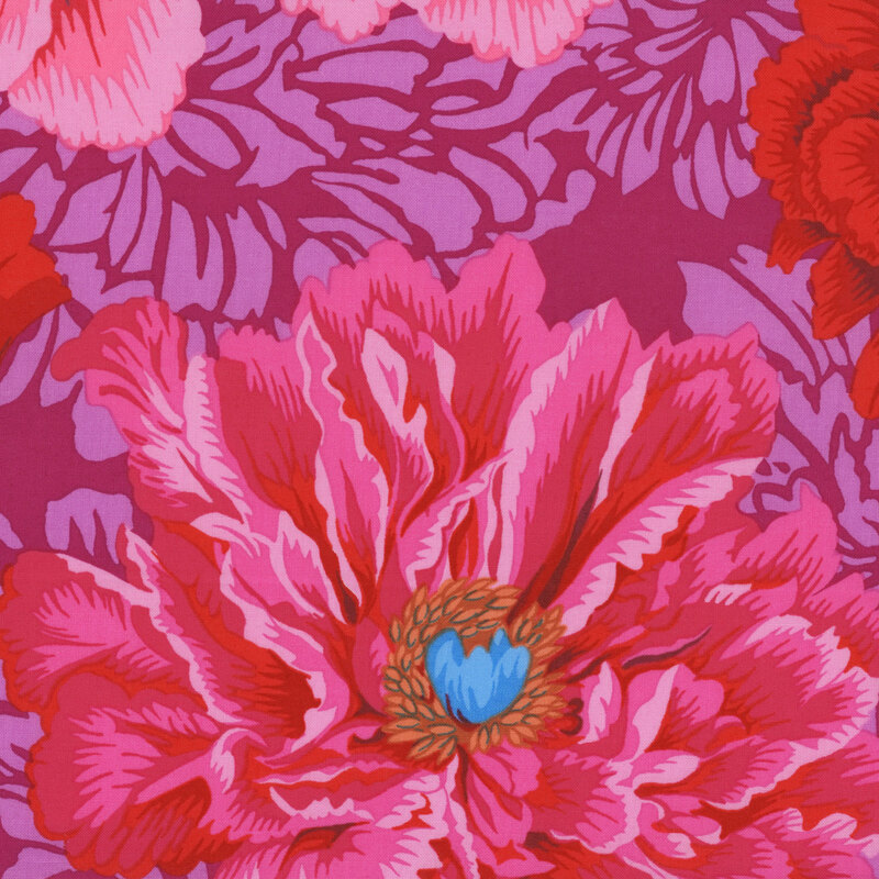 Kaffe Fassett Collective Classics Plus PWPJ062.HOT Brocade Peony