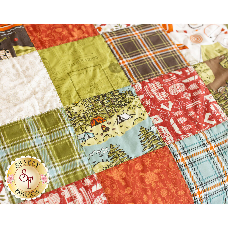 【KOOLOSET】Duck Down Quilting Goff Padding Quillow Kit - The Great Outdoors | Shabby Fabrics