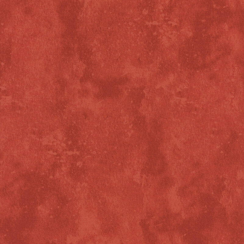 A grungey mottled chili pepper red-orange fabric swatch.