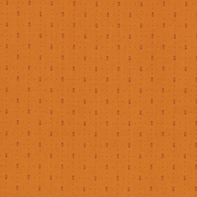 Amber fabric featuring a dotted design with circles