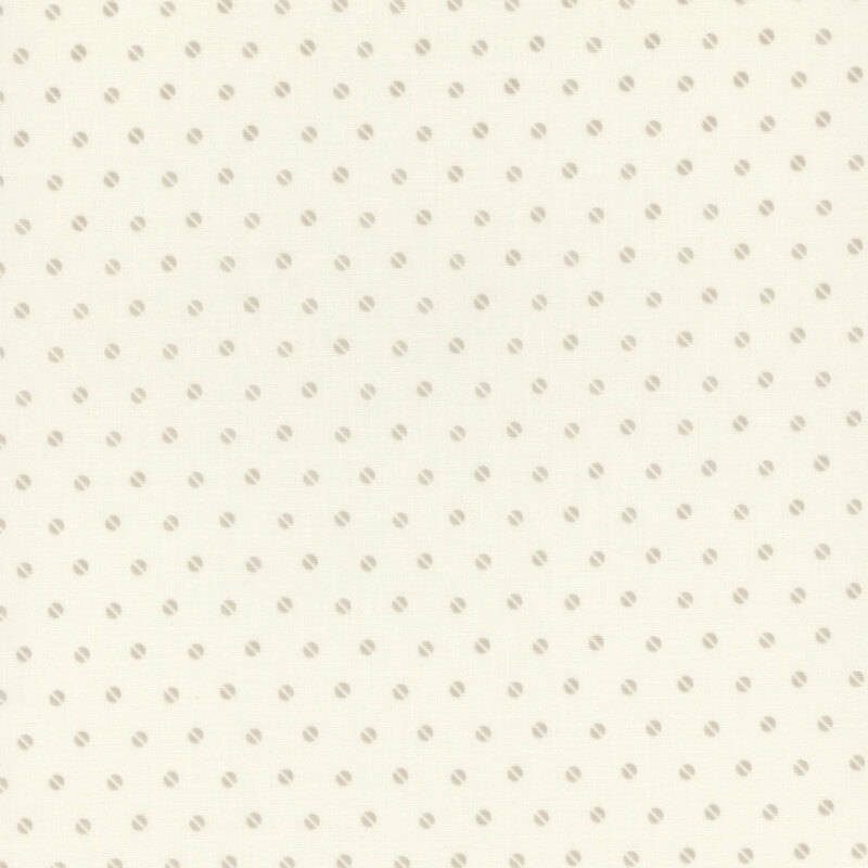 Jasmine fabric with brown half circles 