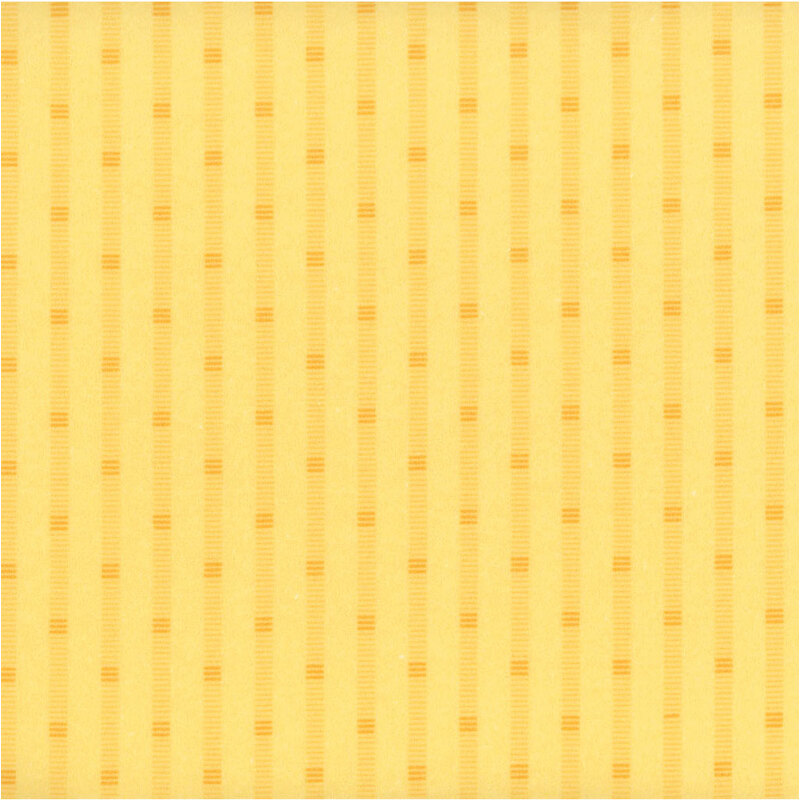 Yellow flannel with a textured stripe pattern