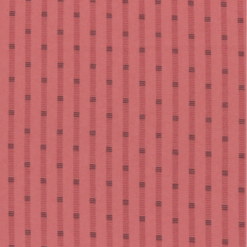 Red tonal flannel with a textured stripe pattern 