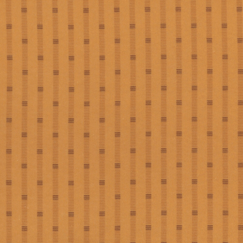 Golden flannel fabric with a tonal textured stripe pattern