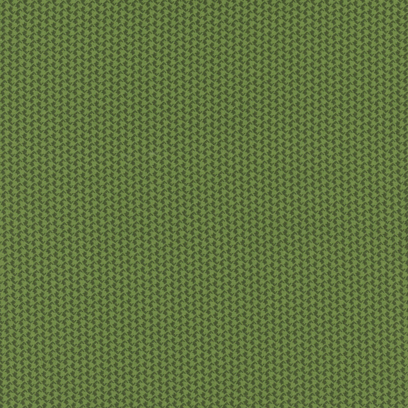 tonal green fabric with alternating lines of houndstooth