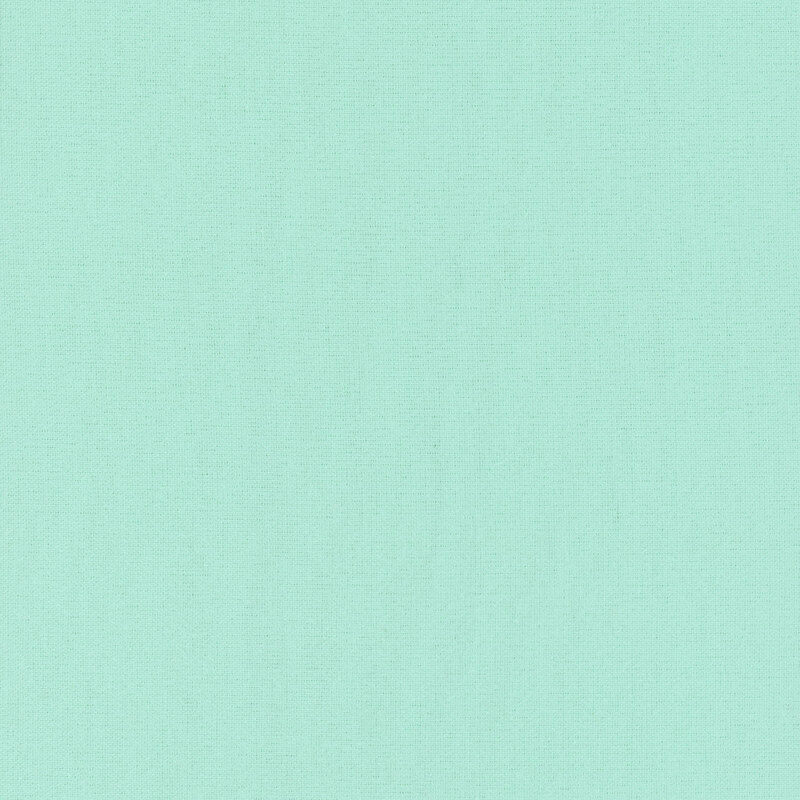 Mint green flannel fabric with slightly visible flannel texturing.