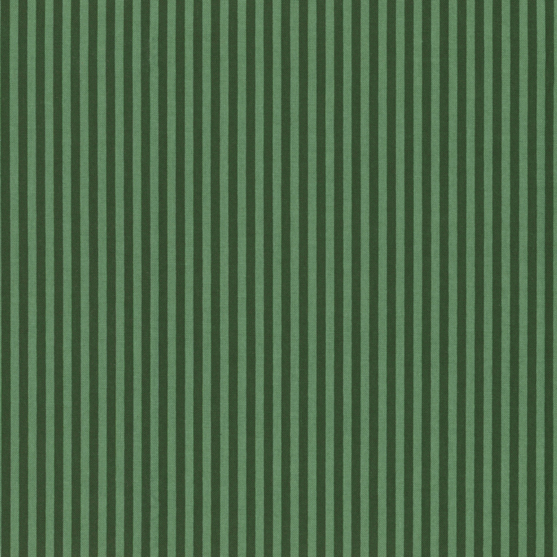 Tonal green fabric striped fabric with 1/8