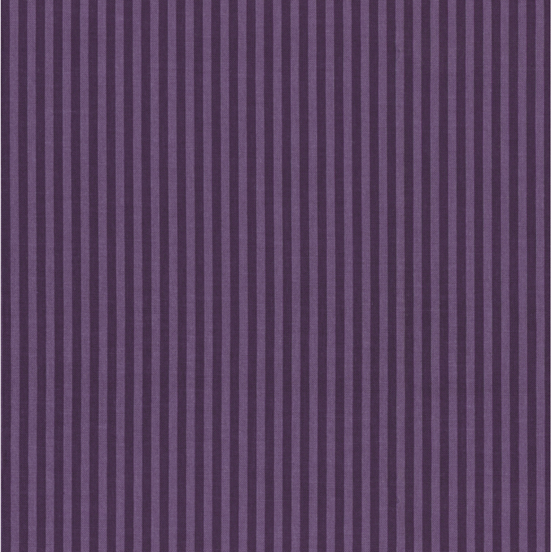 Tonal purple striped fabric with 1/8