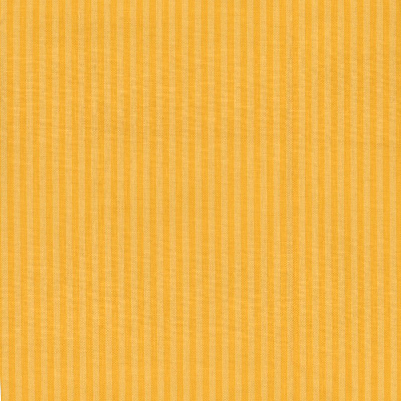 Golden yellow tonal striped fabric with 1/8