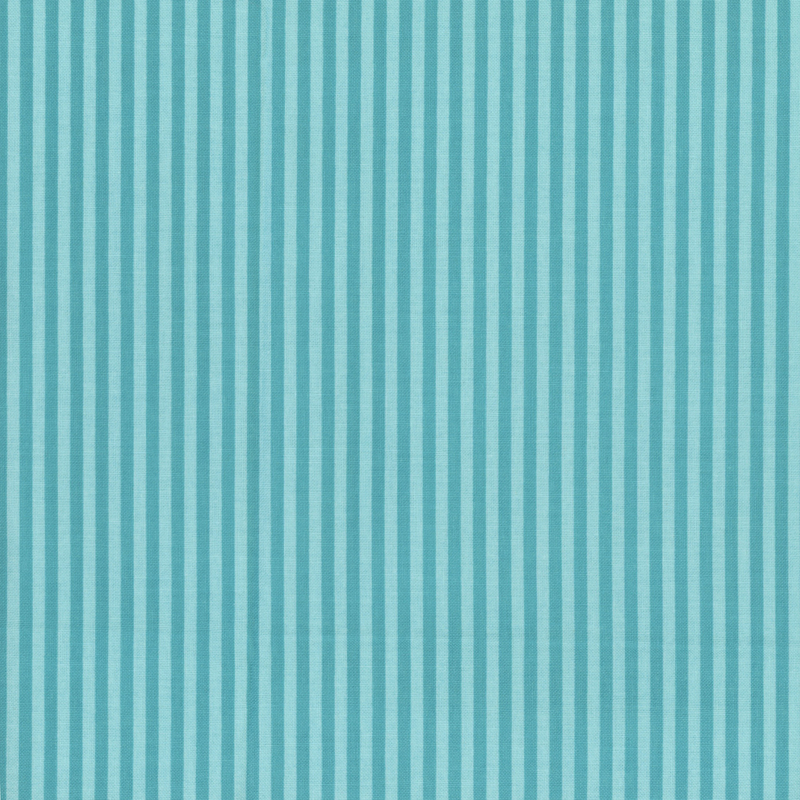 Tonal aqua fabric with 1/8