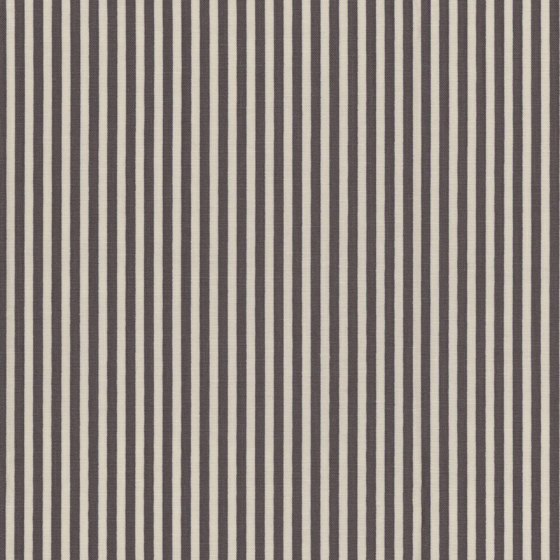 Black and white striped fabric with alternating 1/8