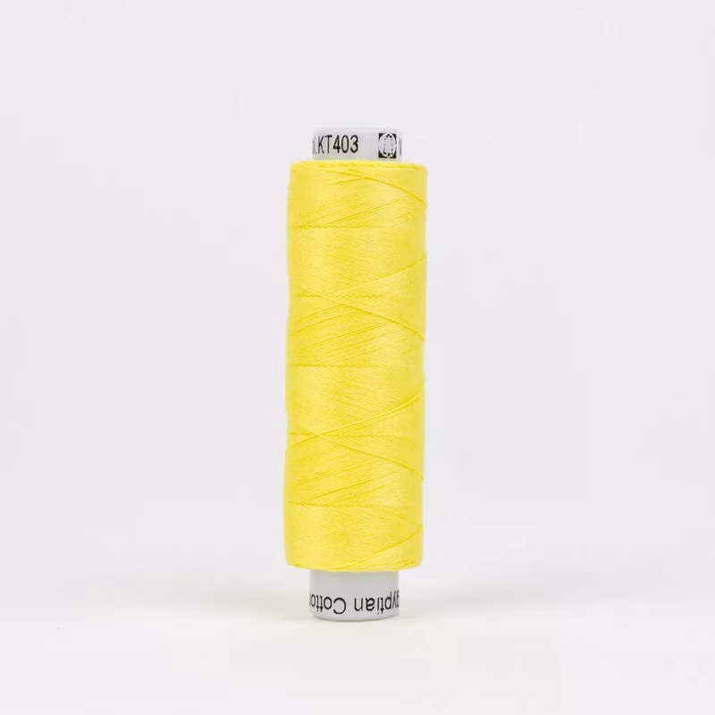 Spool of KT403 Yellow, isolated on a white background