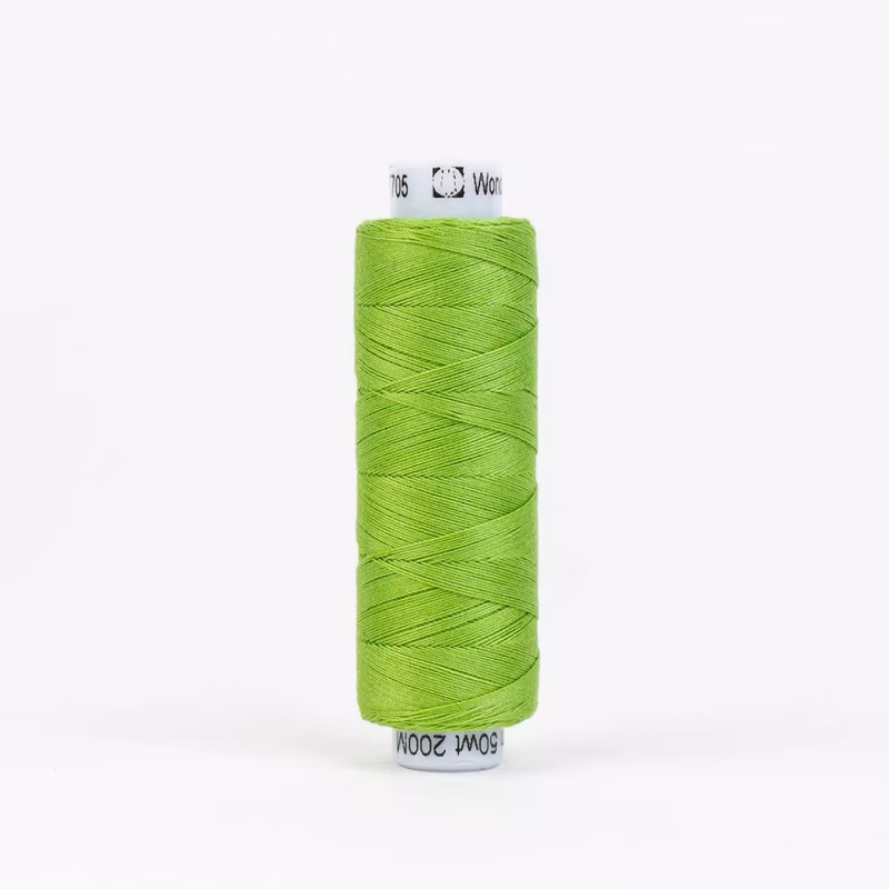 Spool of KT705 Yellow Green isolated on a white background