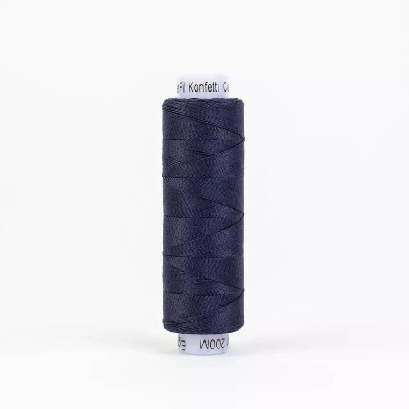 Spool of KT602 Dark Navy isolated on a white background