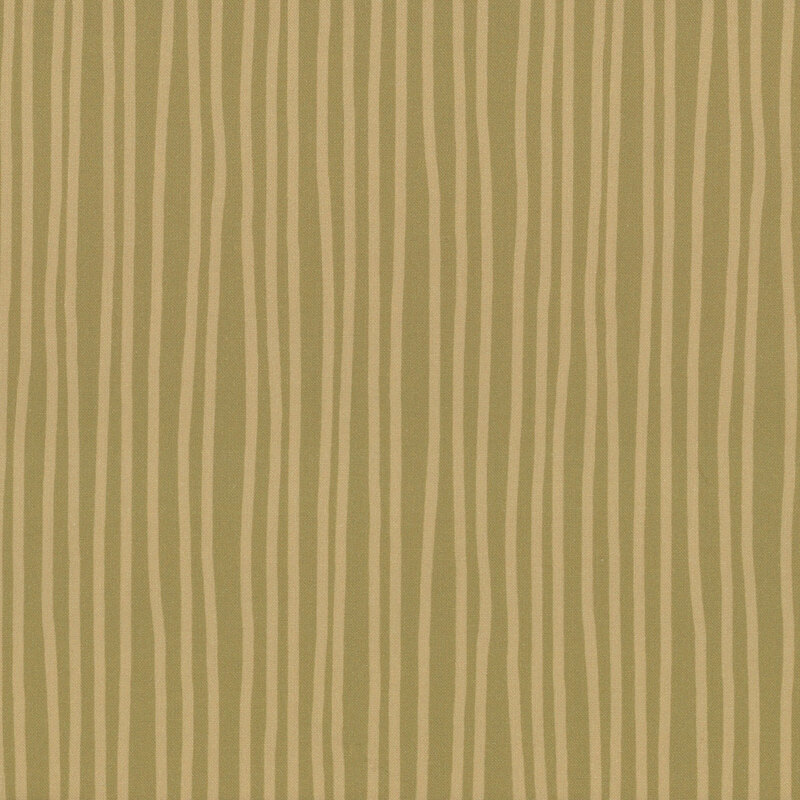 Brown fabric with light tonal stripes messily running horizontally.