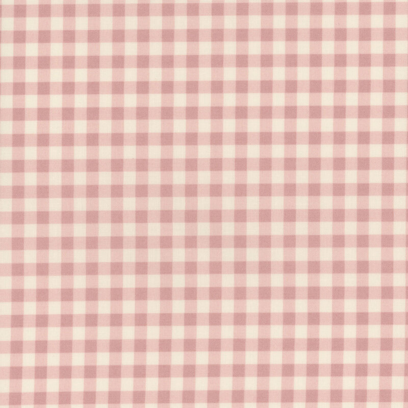 White fabric with a purple gingham pattern