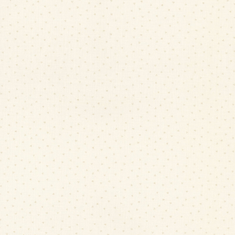 Cream fabric with a dot pattern