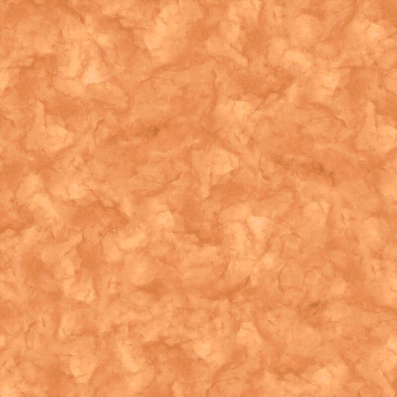 Orange fabric with a mottled design