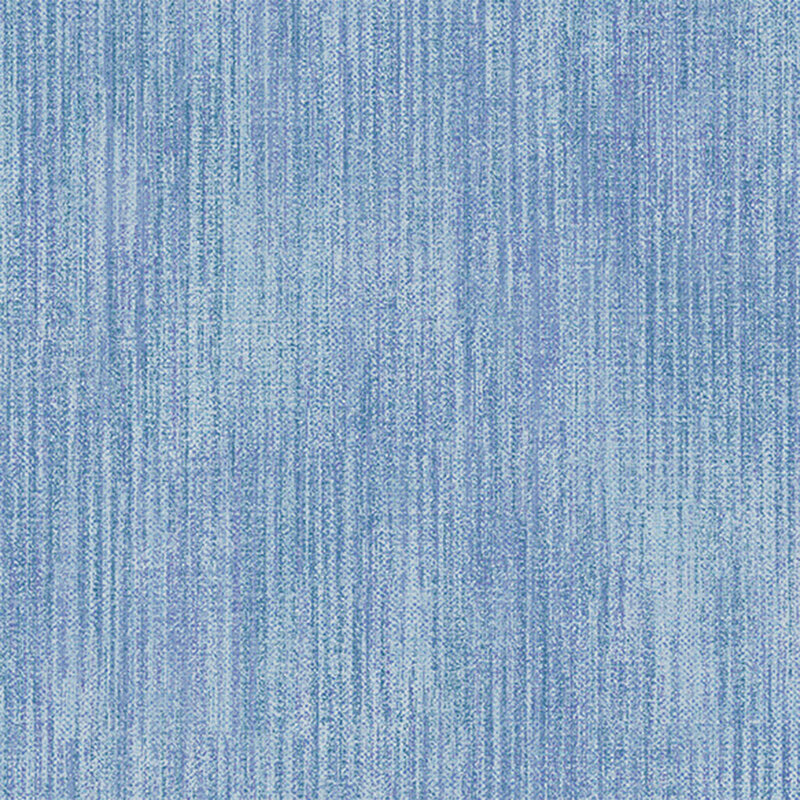 Cornflower blue fabric with a light denim grunge texturing throughout