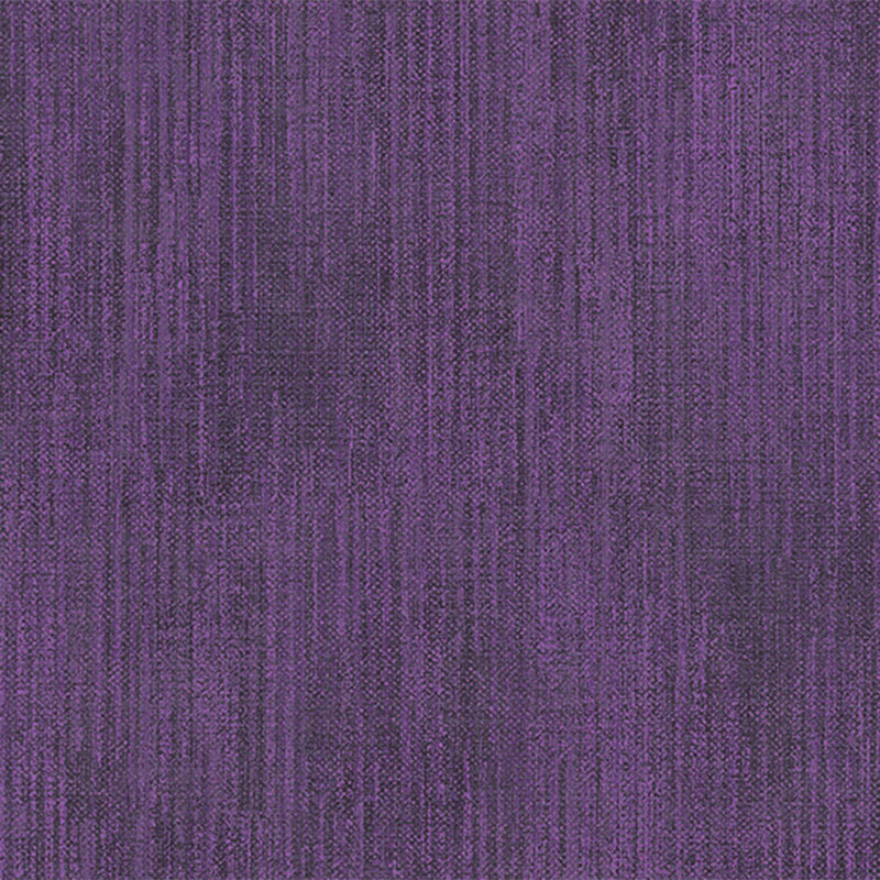 Aubergine purple fabric with dark purple grunge texturing throughout 