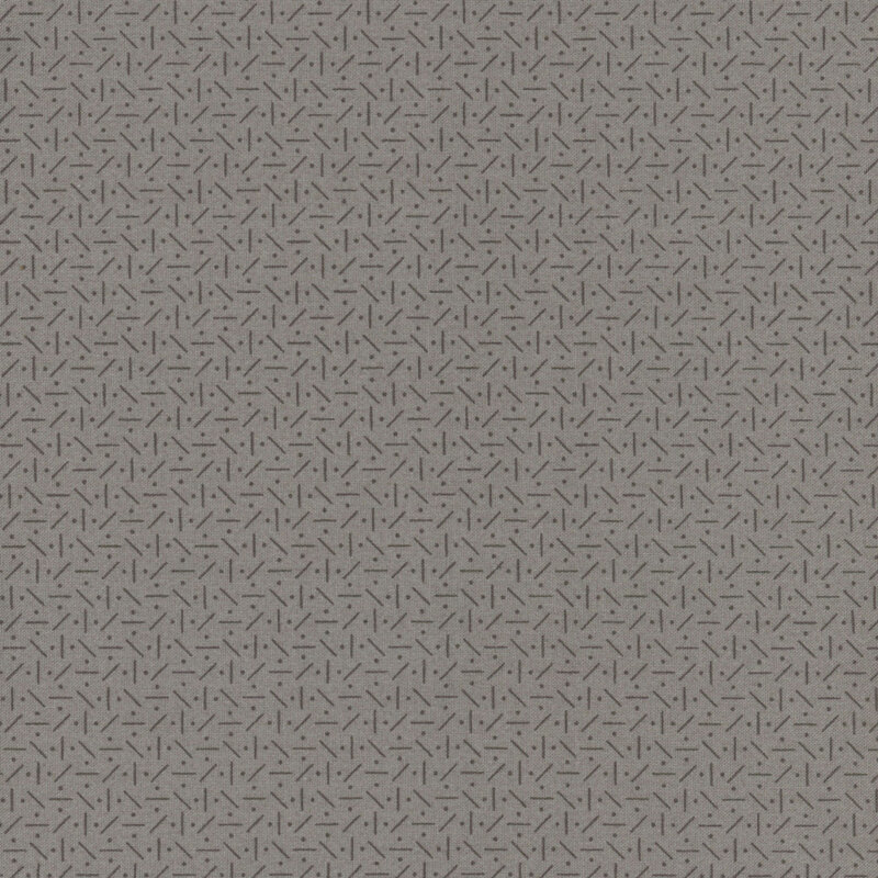 A scatter pattern of tonal lines and dots on a muted gray background.