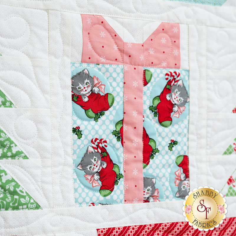 Ensemble de couette lit simple avec motif placé - Rouge/Hello Kitty