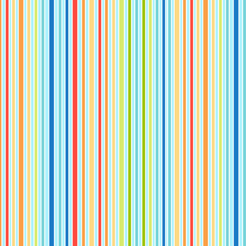 Bright multicolor striped fabric in a rainbow variation.