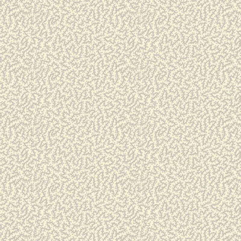 Abstract pattern of cream and gray swirling shapes on a textured background.