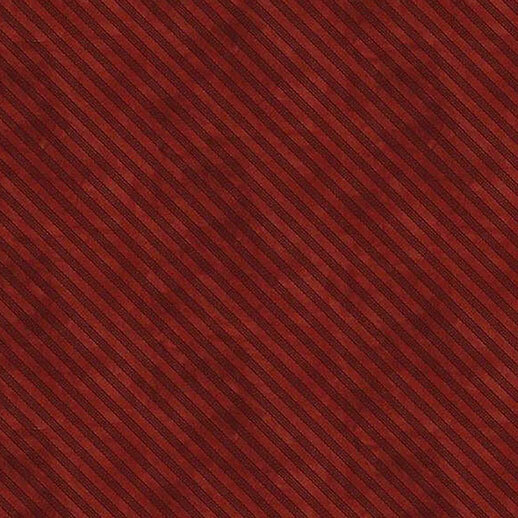 Diagonal stripes in varying shades of red textured background.