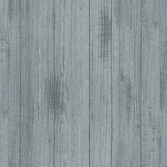 Gray wooden paneling with a textured, weathered appearance and vertical grain patterns.