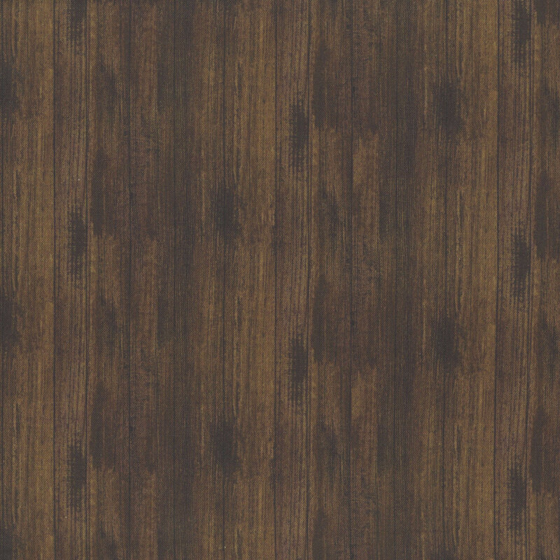 Textured brown wooden planks arranged vertically, displaying natural grain and slight imperfections.