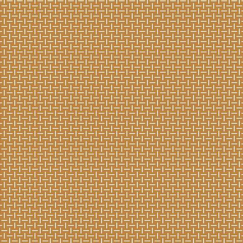 Textured pattern of interwoven white lines on a golden yellow background.