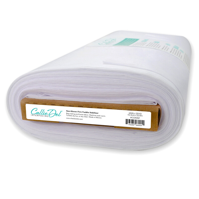 A bolt of the Callie Del - Non-Woven Firm Fusible Stabilizer - 45