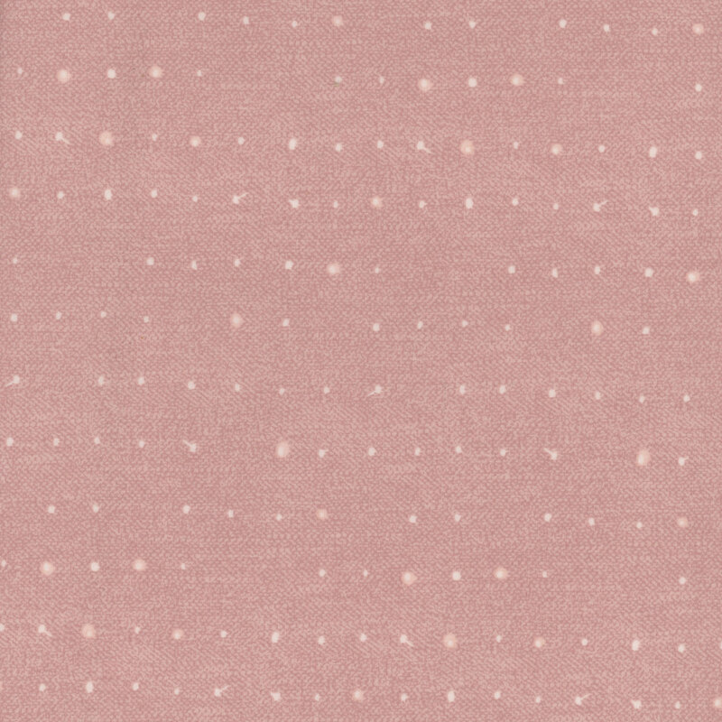 Tonal dots on a lightly textured light pink background.