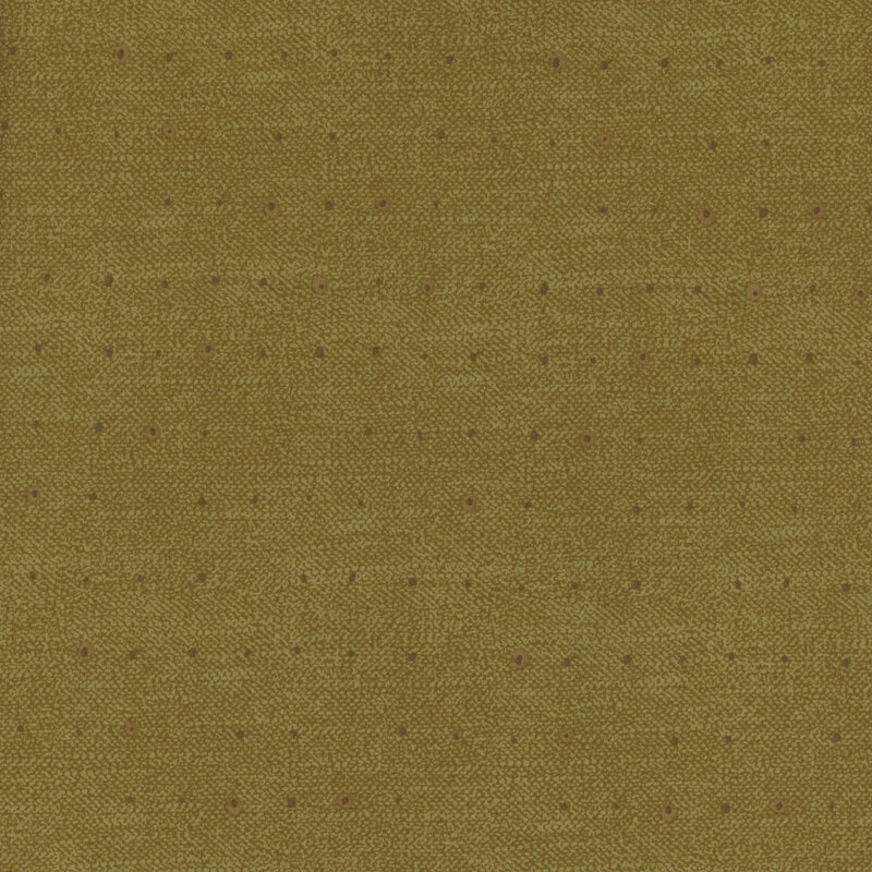 Tonal dots on a lightly textured dark olive green background.