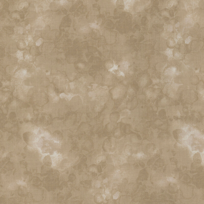 Abstract beige fabric with soft, irregular patterns and lighter spots.