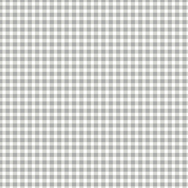 White and gray gingham fabric.