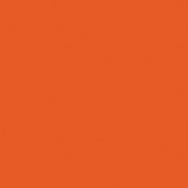 Solid vibrant orange fabric swatch.