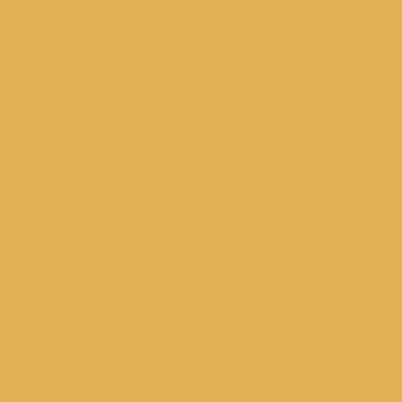 Solid ocher fabric swatch.