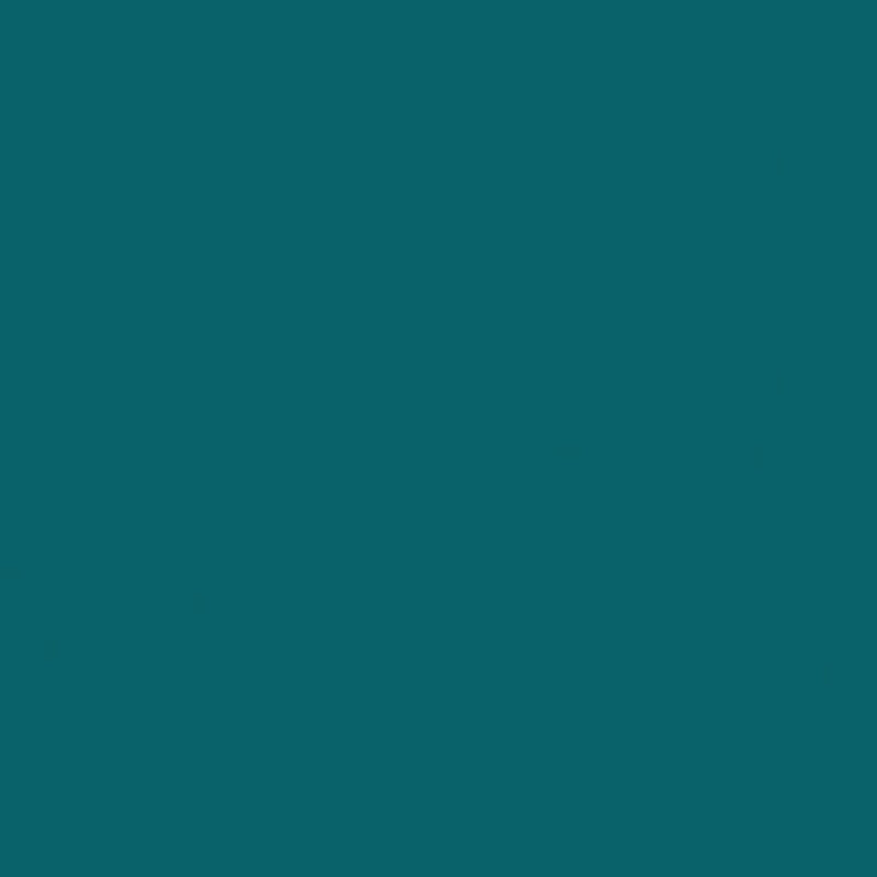 Solid teal background with subtle texture. No other elements or details present.