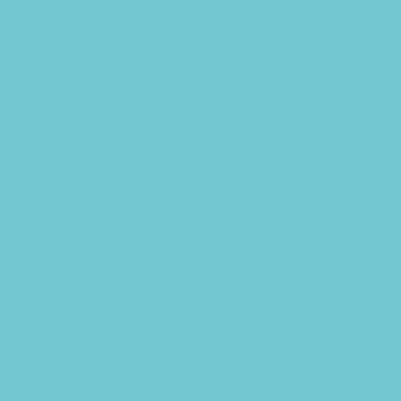 Solid light teal blue fabric swatch.