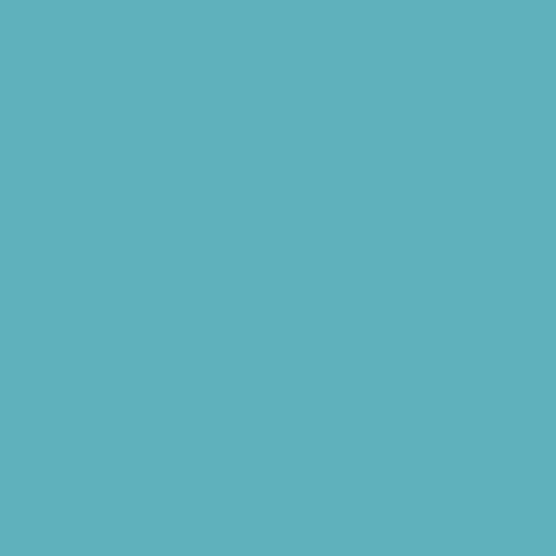 Solid turquoise blue background with no additional elements or text.