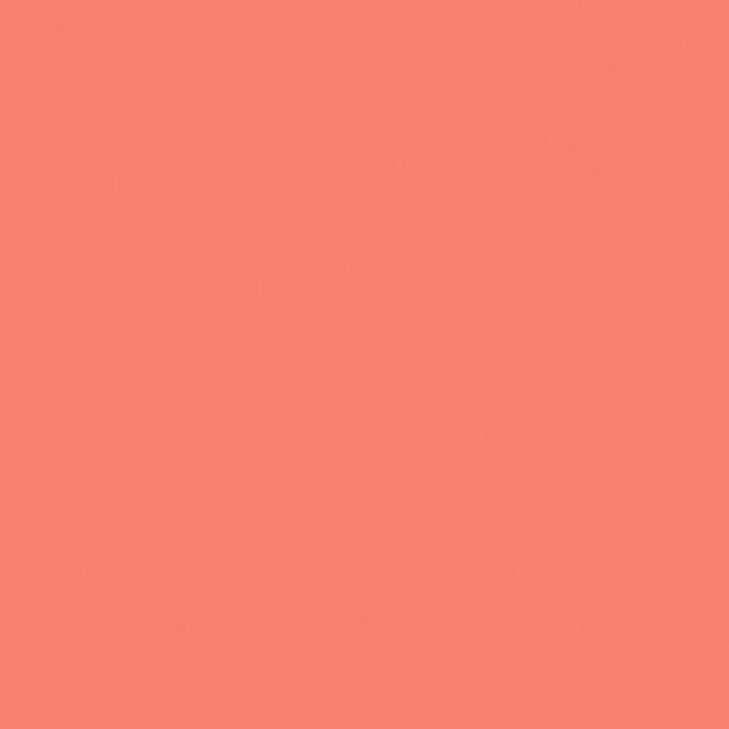 Solid salmon orange fabric swatch.