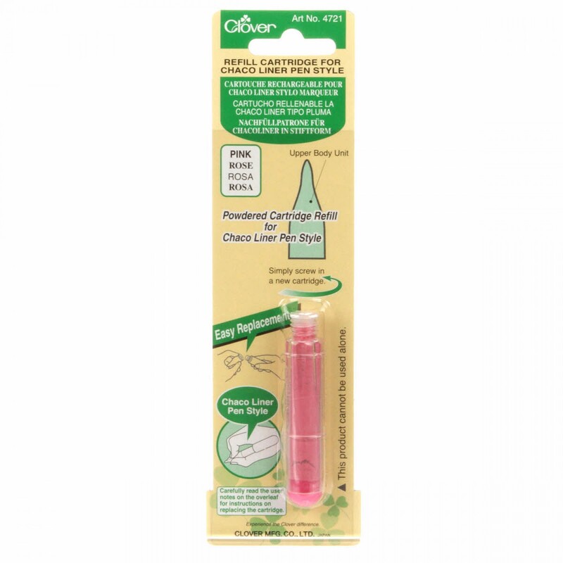 Chaco Liner Pen Chalk Refill - Pink in its packaging, isolated on a white background.