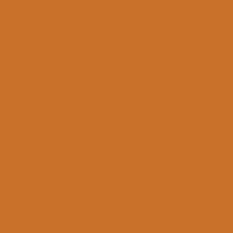 Solid vibrant orange background.