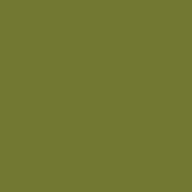 Solid olive drab fabric swatch.