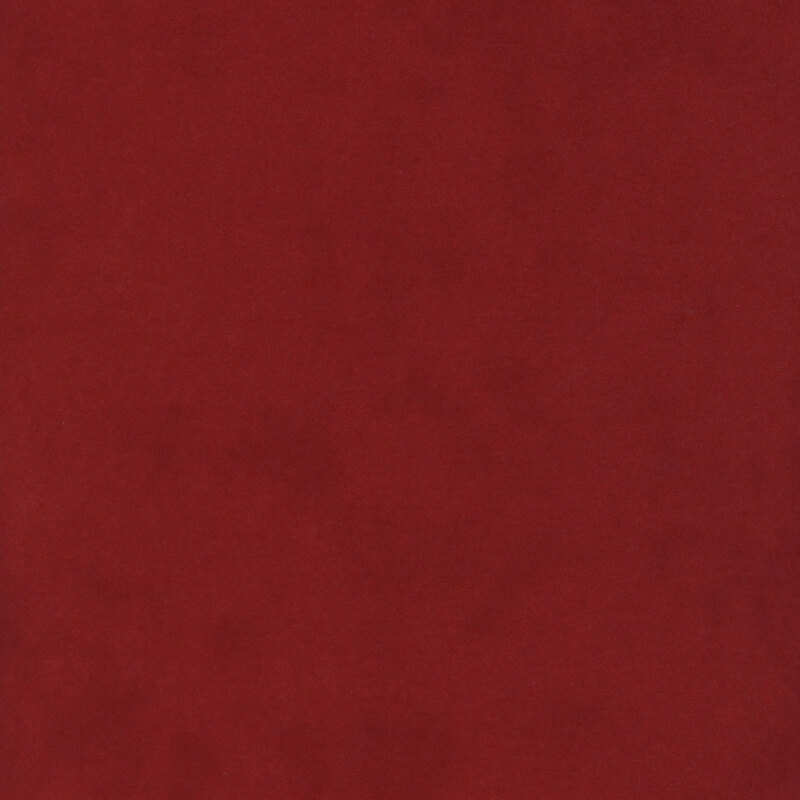 Dark red basic flannel fabric 