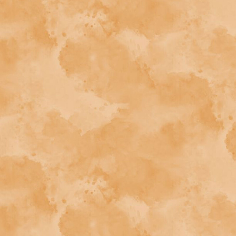 Abstract fabric in warm peach tones with soft, blended patterns.