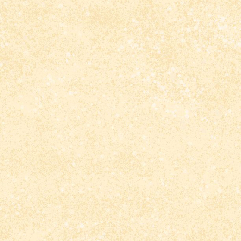 A pastel yellow fabric with subtle mottling and a tonal spray effect.